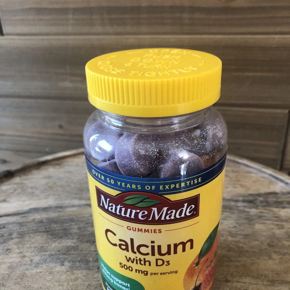 Nature Made Calcium Gummies with D3 - Cherry, Orange & Strawberry - Exp 12/26 - Image 2 of 4