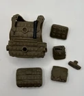 GIJoe Classified Series Action Soldier Tactical Vest & Pouches Fodder 1/12 Scale