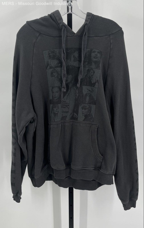 Taylor Swift Black Graphic The Eras Tour Pullover Hoodie Sweatshirt X5