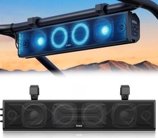 25-Inch Bluetooth UTV Sound Bar with RGB Lighting IP66 Waterproof Design