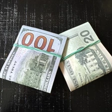 $100’s & $20’s Prop Replica Money For Movies, Parties, Tik Tok, Instagram