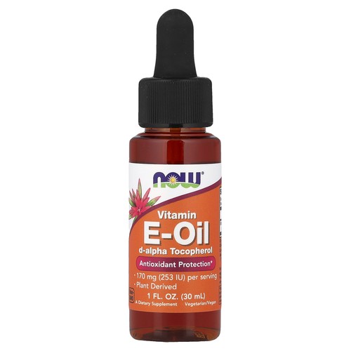 Now Foods Natural E-Oil Antioxidant Protection 1 fl oz 30 ml GMP Quality