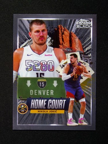 2025-26 Topps Chrome Black Nikola Jokic Home Court Case Hit SSP
