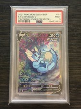 Pokémon Vaporeon V Vaporeon Vmax Premium Collection SWSH181 Psa 9  on eBay