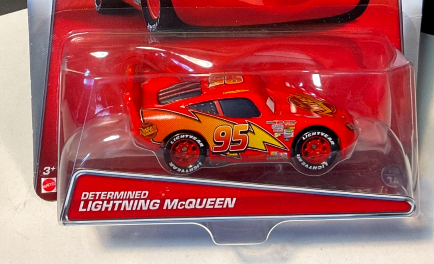 Disney Pixar CJM21 Cars Determined Lightning McQueen for sale