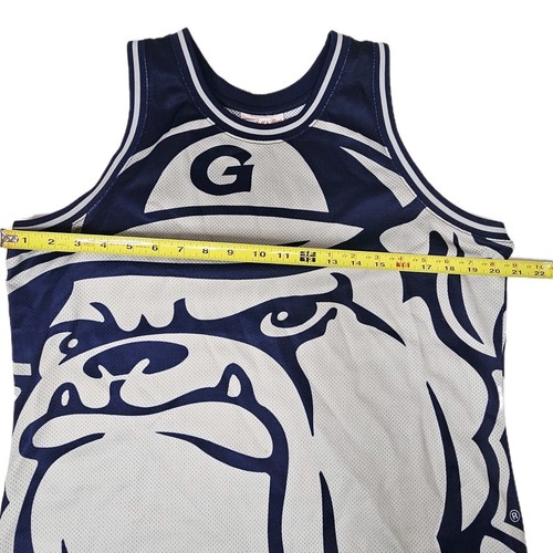 Camiseta sin mangas Mitchell & Ness Georgetown Hoyas Big Face Bulldog para hombre gris mediana  - Imagen 10 de 13