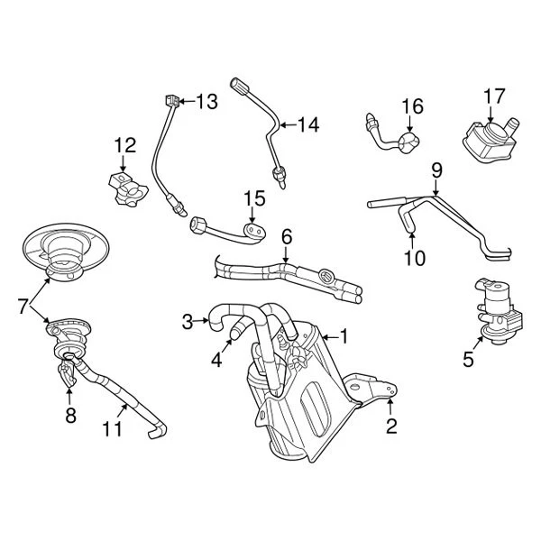 For Jeep Liberty 2002-2003 Mopar 56041950AA Oxygen Sensor - Imagem 2 de 2