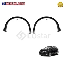 2PCS Front Left Right Fender Flare Trim Molding For 2017-2021 Nissan Rogue Sport