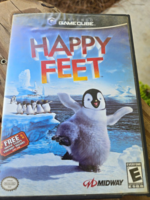 Midway Happy Feet Nintendo GameCube NTSC-U/C E Everyone Action Manual