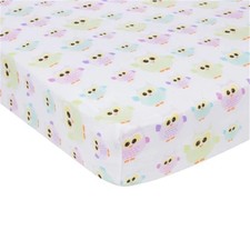 MiracleWare 7446 Owls Muslin Crib Sheet