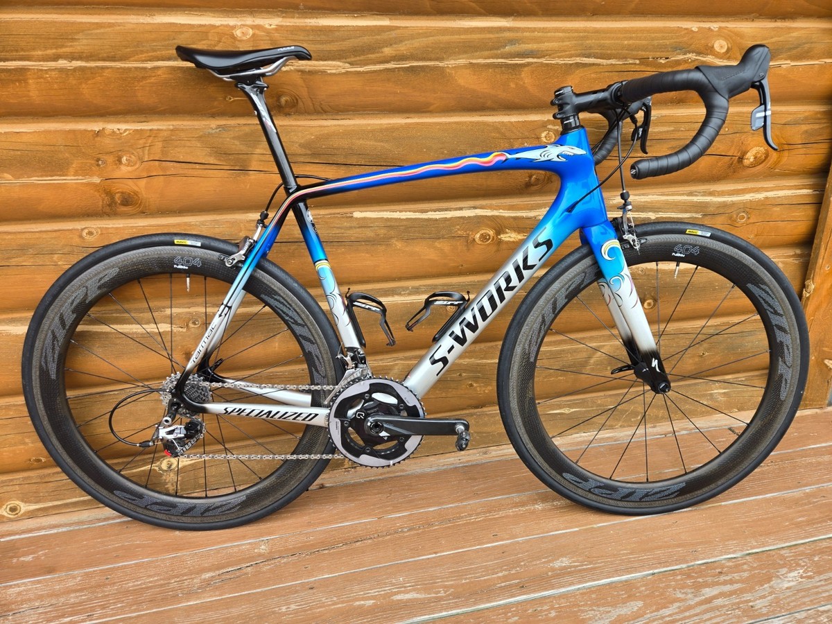Vincenzo Nibali Specialized S-Works Shark Bike 58CM Zipp 404 NSW