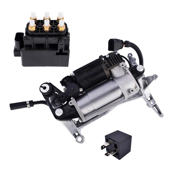 Kompressor Luftfahrwerk Komplett FüR Audi Q7 3.0 TDI V6 V8 Quattro 4L0698007-image