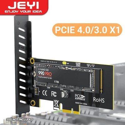 Jeyi m.2 nvme ssd zu pcie 4,0x1 Adapter karte, ssd pcie x1 Erweiterungs karte fü