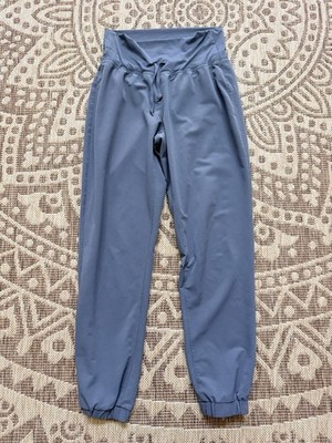 Athleta City be True Jogger Pants 12T Womens Gray Pull On Drawstring Lightweight