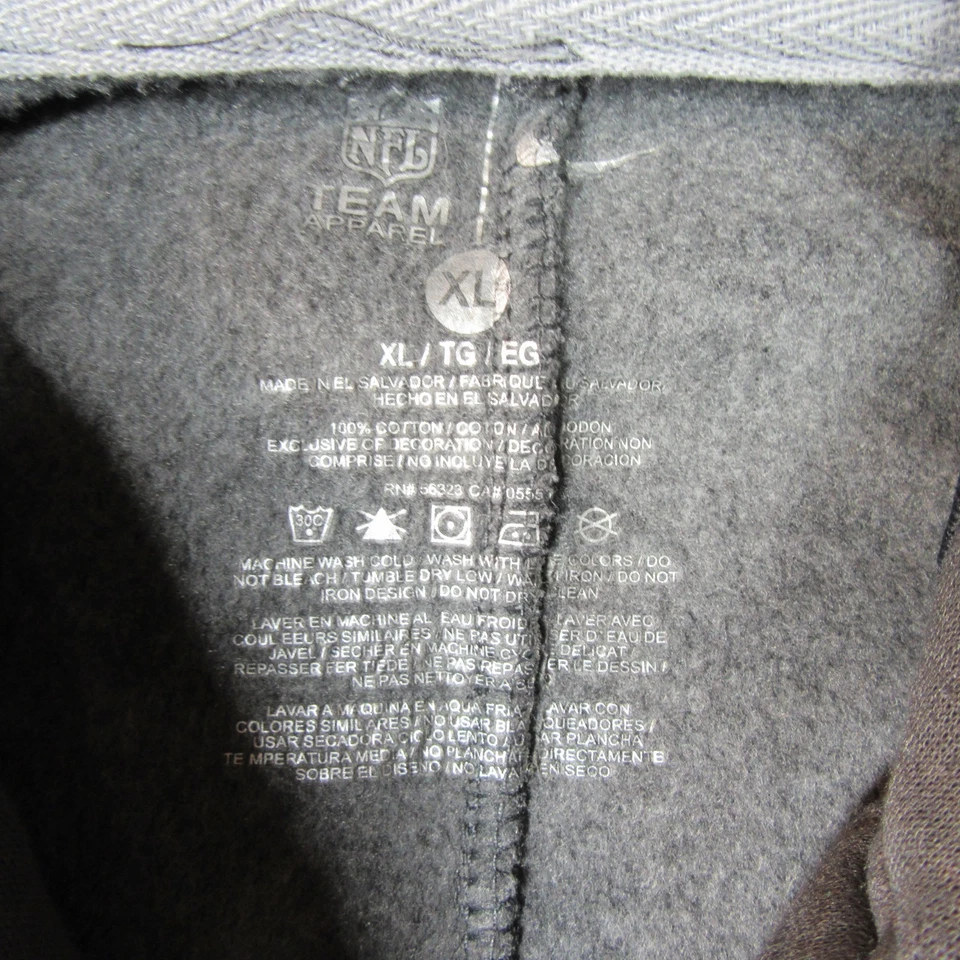 New England Patriots Hoodie Mens XL Gray Nike On field Media Day Super Bowl LI - Image 3 of 4