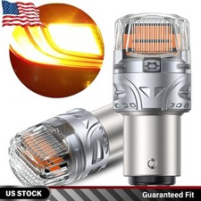 2x Led 11577528 Turn Signal Marker Parking Light Bulb Amber Yellow Blinker Lamp 2x Led 11577528 Turn Signal Marker Parking Light Bulb Amber Yellow Blinker Lamp