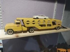 Tonka Yellow Car Carrier Truck Pressed Steel