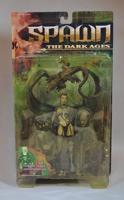 McFarlane Toys Spawn Series 14 Dark Ages Spawn 2 NECROMANCER 1999 red unopened