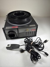 Kodak Carousel 550 Slide Projector w/ Tray Power Cord  Remote, Tested Works