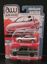 Auto World Deluxe Series  94 Ford Probe GT   20 Ford F-150 Lariat. 1:64.