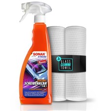 Scheibenreiniger Auto Glasreiniger Sonax Xtreme Ceramic 750ml Set + 2 Tücher