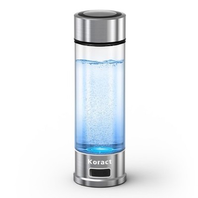 Hydrogen Water Bottle 1500PPB Portable Hydrogen Water Bottles Generator Glass...