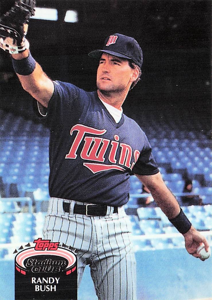 TUNEXX 2ショット券 たいら 1992 Stadium Club #84 Randy Bush Minnesota Twins | eBay