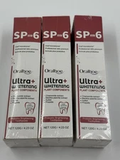 3Pcs Sp-6 Super Probiotic Ultra Whitening Oralhoe 4.23 Oz 120 G Each Exp 07/27