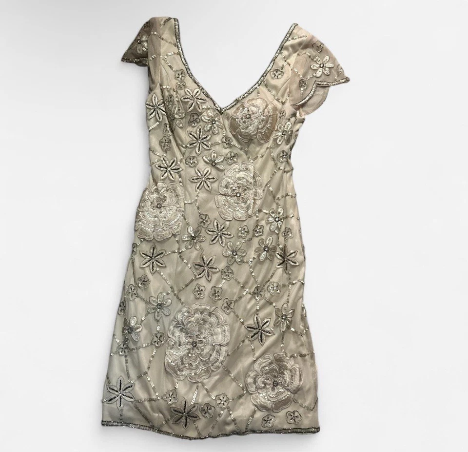 Sue Wong Vintage Dress Size 8 - Image 2 of 4