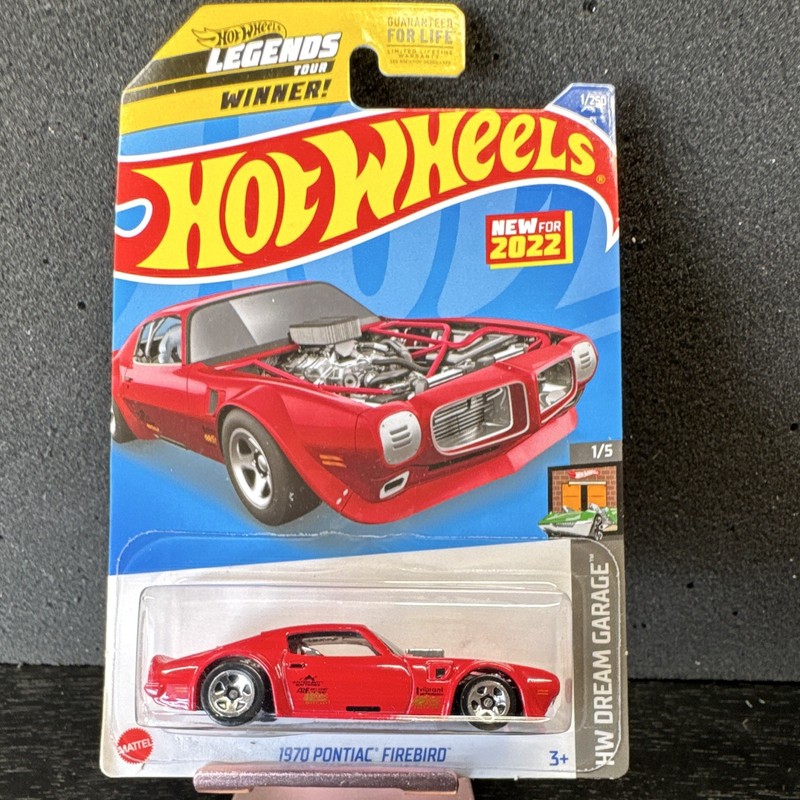 Hot Wheels Dream Garage 1970 Pontiac Firebird 1:64 Red Diecast Unopened