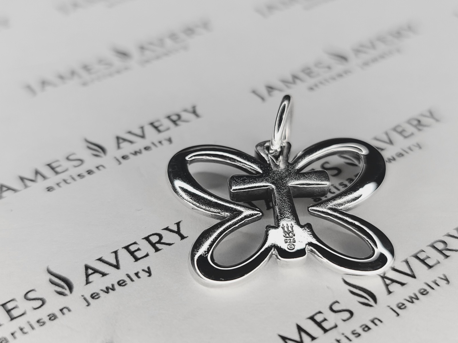 Authentic James Avery Resurrection Butterfly Cros… - image 8
