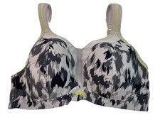 Panache Sport 7341A Women's 36DD Gray Camouflage Wireless Sports Bra
