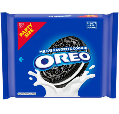 OREO Classic Chocolate Creme Cookies Party Size 24.16oz Big Family Pack Fresh.
