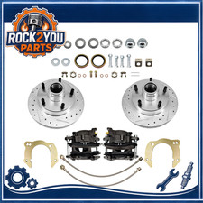 For 49-54 Gm Chevy Spindle Front Disc Brake Kit 9.25 Rotors 5x4.5 Bolt Pattern For 49-54 Gm Chevy Spindle Front Disc Brake Kit 9.25 Rotors 5x4.5 Bolt Pattern