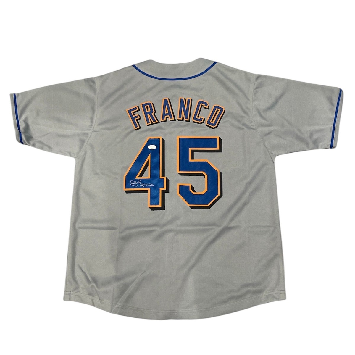 90s USA製 RUSSEL NY Mets ユニフォーム FRANCO 45 John Franco Autographed Jersey - Mets History
