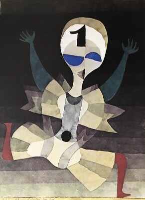 「Paul Klee」 Paul Klee The Runner at the Goal Custom Framed Print | eBay