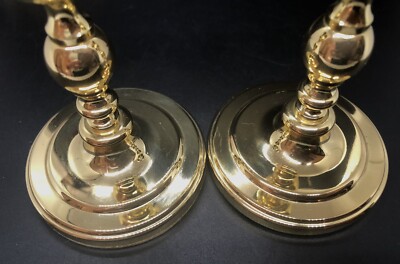Baldwin Brass Candlesticks Crafted in USA (G25) | eBay