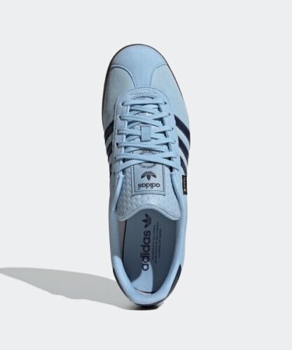 adidas Originals Gazelle GTX JR2728 Clear Sky/Shadow Navy Unisex Sneakers US 5-6 - Picture 5 of 8