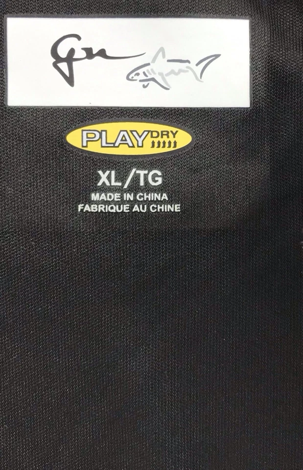 GREG NORMAN женщин подержанный черный/фиолетовый XL Playdry коллекции 1/4 молнии Топ - Изображение 3 из 4