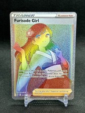 Furisode Girl 205/195 Silver Tempest Secret Rare Pokemon TCG Full Art Rainbow NM on eBay