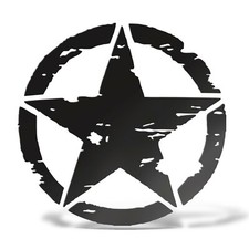 US ARMY MILITARY STAR Sticker Decal Helmet Car Motorcycle Camper Custom Jeep