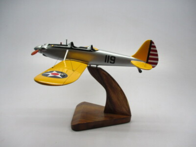 Ryan PT-22 Recruit Trainer Aircraft Desktop Mahogany Dried Wood Model Small New