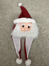 SANTA CLAUS Face Christmas Critter Cap