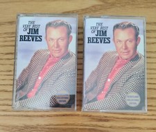 Jim Reeves 2 Cassette Tape Collection 'The Very Best Of Jim Reeves' Cassettes