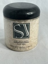 New Vintage Rare SI SPA INDULGENCE Vanilla Mist Bath Salts NET WT. 10 oz