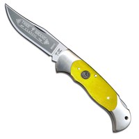 Boker Lock Blade Hunter 3 ⅛ Solingen Carbon Steel Blade & Yellow Bone Handle Boker Lock Blade Hunter 3 ⅛ Solingen Carbon Steel Blade & Yellow Bone Handle