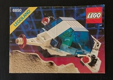 Vintage 1989 Lego 6850 Auxiliary Patroller Instruction Manual Only