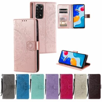 Hülle für Xiaomi Redmi Note 11/11S 4G/Poco M4 Pro Handy Cover Flip Case Mandala