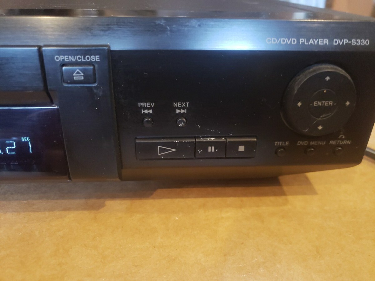 Sony CD/DVD Player (DVP-S330) - Tested Works | eBay