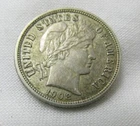 1908-D Barber Silver Dime ~ HIGH GRADE ~ CHOICE AU